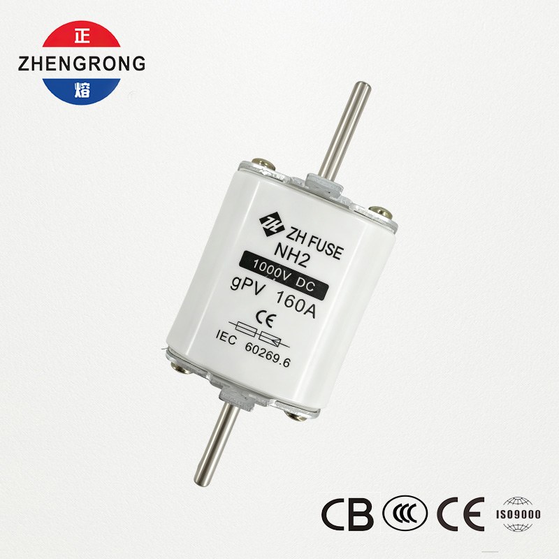 NH2 160A 1000V DC gPV fotonapetostni talilni vložek - certificirano IEC 60269.6