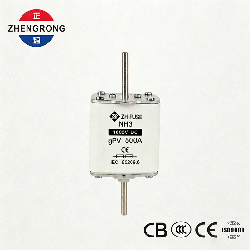 NH3 1000V DC 500A gPV varovalka za solarne PV sisteme