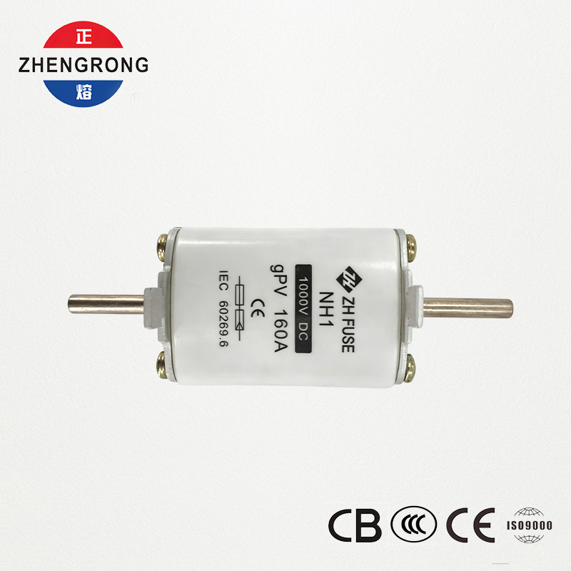 PV DC varovalka NH1 160A 1000V | CE & IEC 60269.6 Odobreno za solarne nize