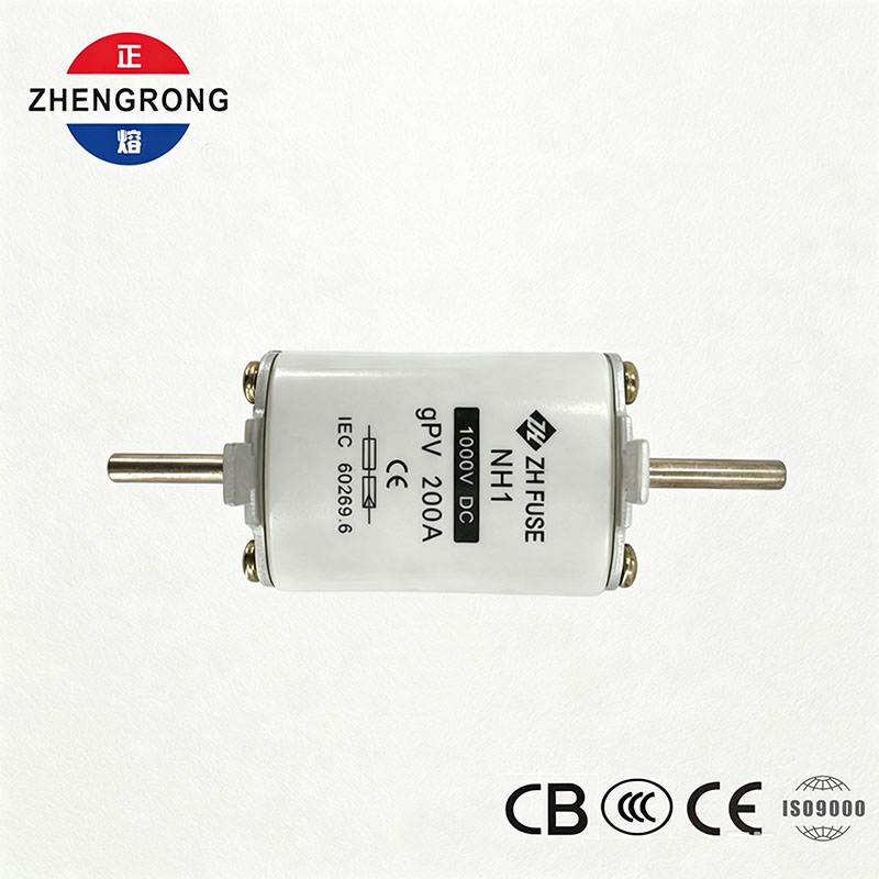 PV DC varovalka NH1 200A 1000V | CE & IEC 60269.6 Odobreno za solarne nize