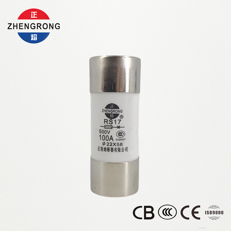 RS17 100A 500V Cilindrična hitro delujoča varovalka | 22*58 mm | CCC certificirano