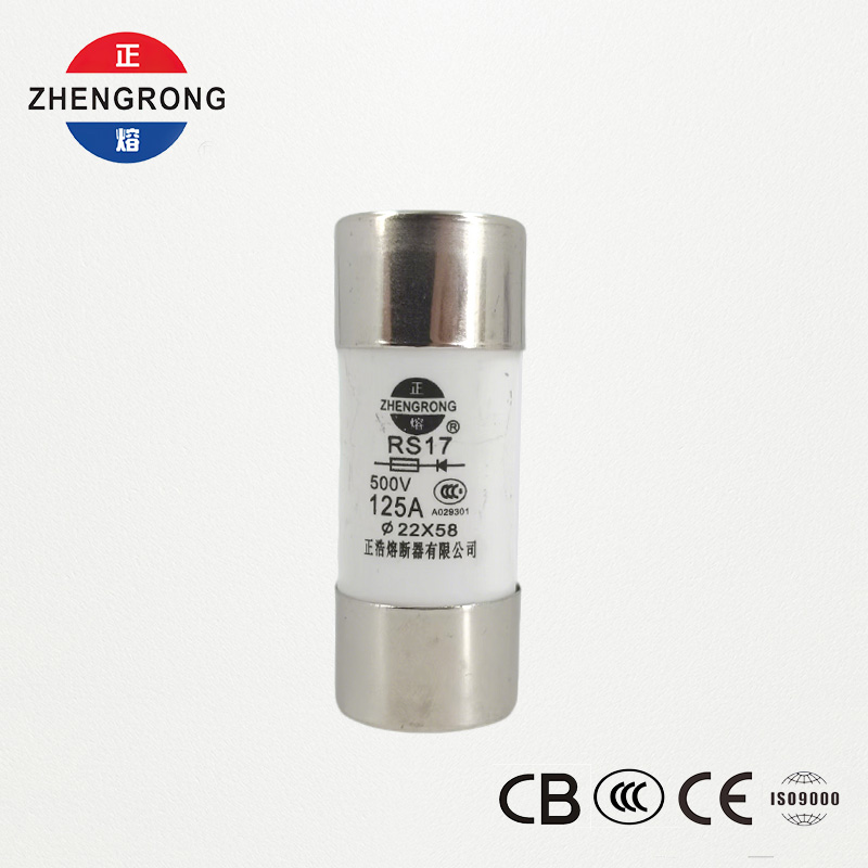 RS17 125A 500V Cilindrična hitro delujoča varovalka | 22*58 mm | CCC certificirano